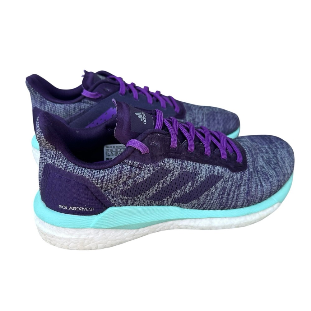 Adidas Solar Drive ST Purple Boost Running‎ Shoes Sneakers Women's Size 6.5 - Picture 6 of 8